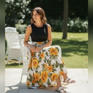 Sunflower Maxi Dress